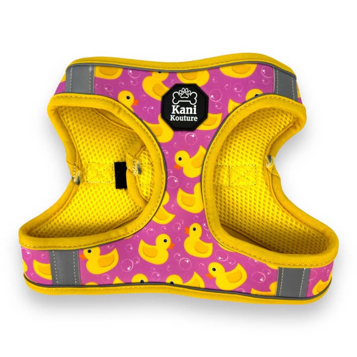 Harnais à enfiler - Canard en caoutchouc rose pour la vente par Kani Kouture