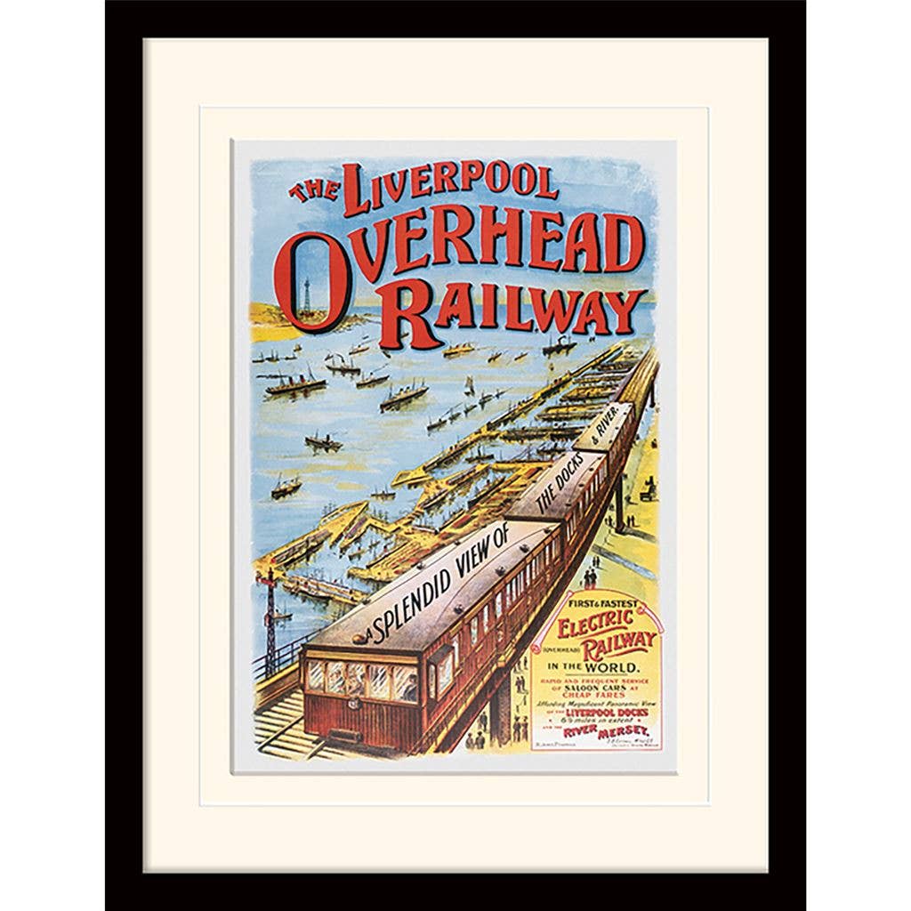 The Art Group – wholesale Art print – Liverpool (Overhead Railway 1910) Memorabilia1