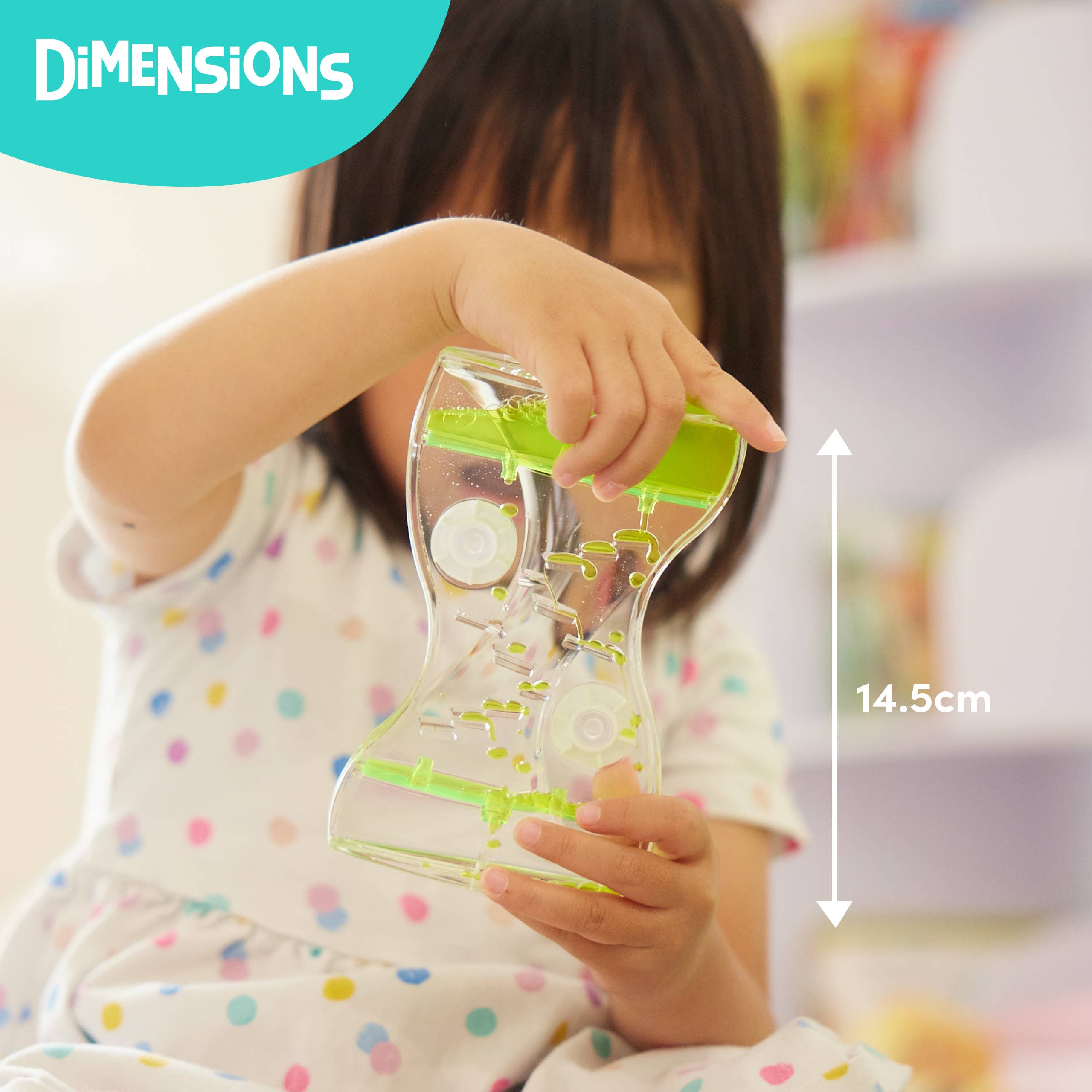 The Twiddlers - Wholesale Fidget Toy - Kids - Liquid Anti Gravity Motion Timers - Pack of 3, Calming,3