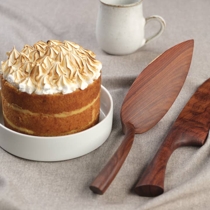 Hardwood Server and Large Knife Set for wholesale by danta