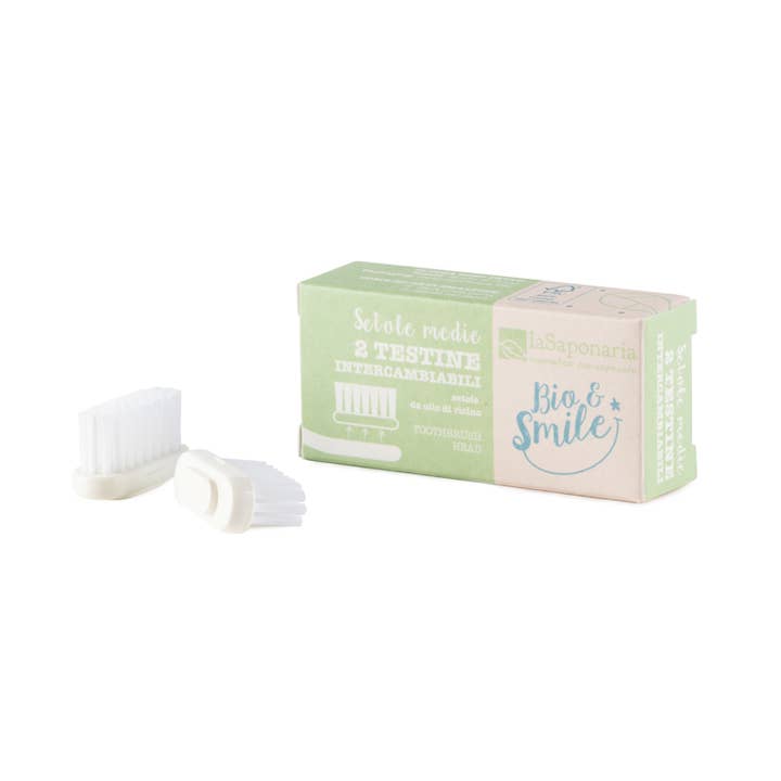 Têtes interchangeables et poils moyens pour la vente par La Saponaria