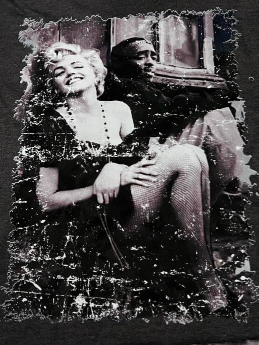 Renewed Designs - Wholesale Graphic Sweatshirt - Unisex - Marilyn & Tupac Apparel1