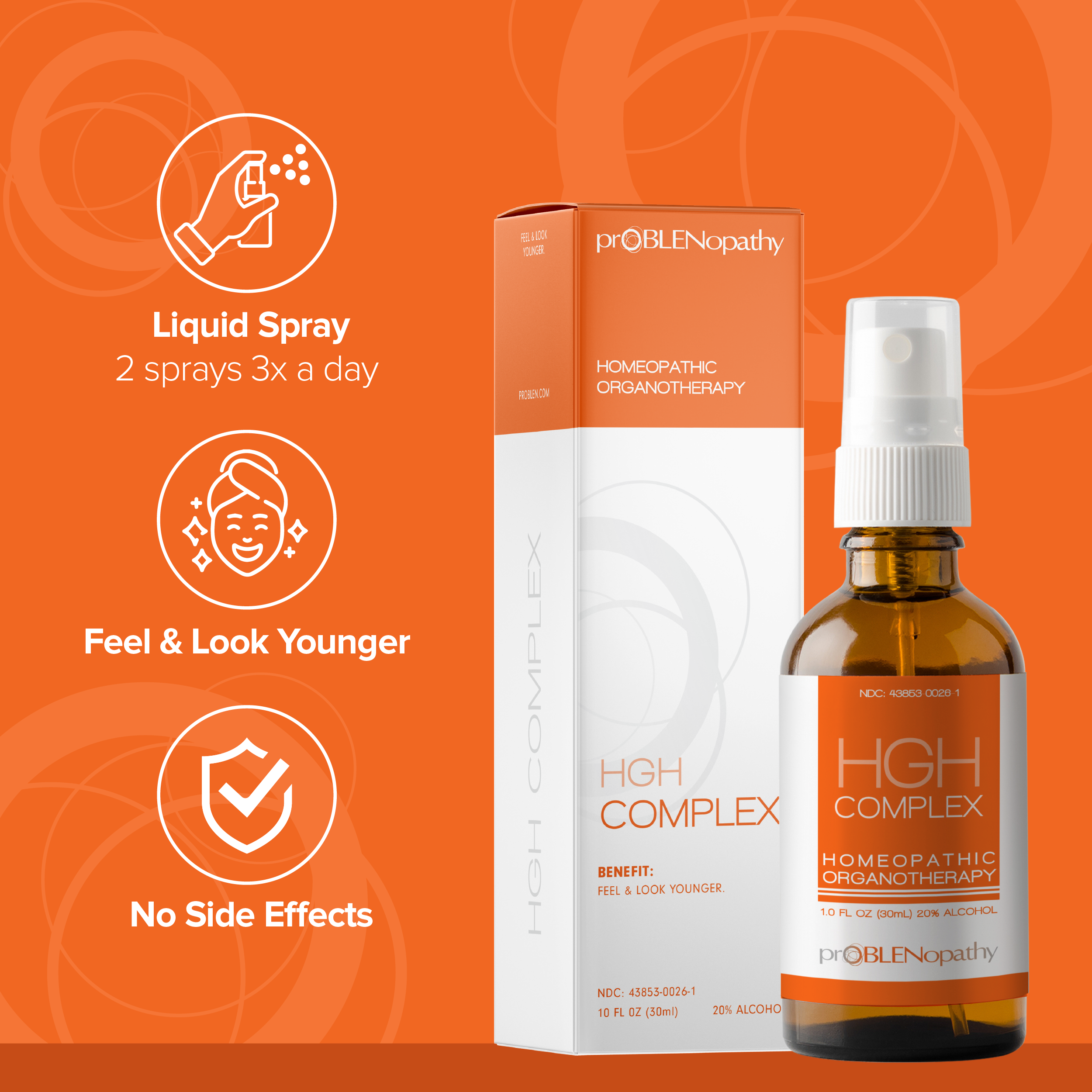 proBLENopathy - Wholesale Oral Supplement/Vitamin - H G H Complex Amino Acid Growth Hormone Support Spray2