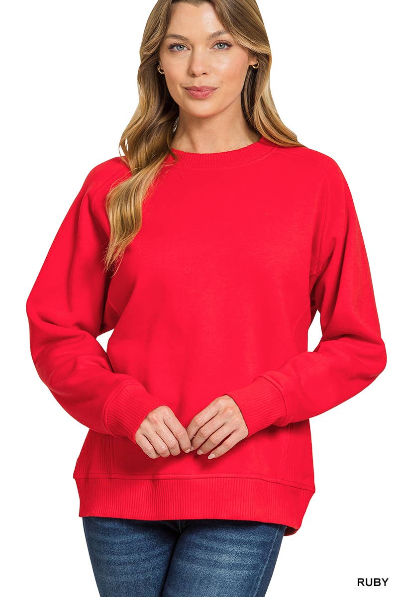 42POPS – wholesale Sweatshirt – Women's – ",.._ Fleece Round Neck Sweatshirts20