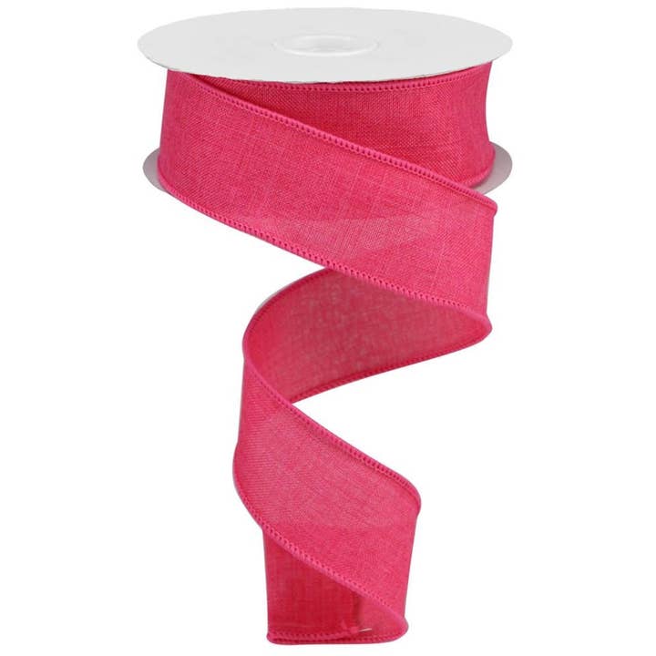 Thompson Wholesale - Wholesale Ribbon - Gift Wrapping - Bright Royal Burlap 1.5" Wired Ribbon -- 12 Pack6