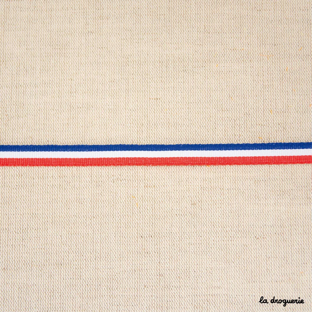 LA DROGUERIE – wholesale Ribbon – Gift wrapping – Tricolor Grosgrain Ribbon 10 mm1