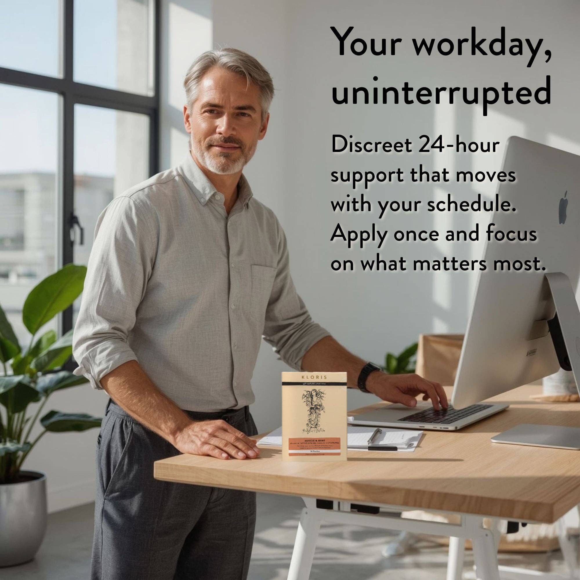 KLORIS – wholesale Topical wellness patches – Natural Muscle & Joint Patches with Turmeric & Omegas 6