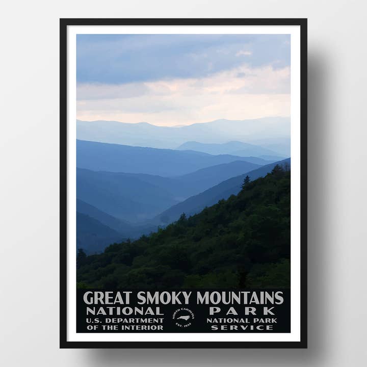 Just Go Travel Studios - Wholesale Poster - Great Smoky Mountains National Park Poster-WPA (Smoky Mountains) - WS1