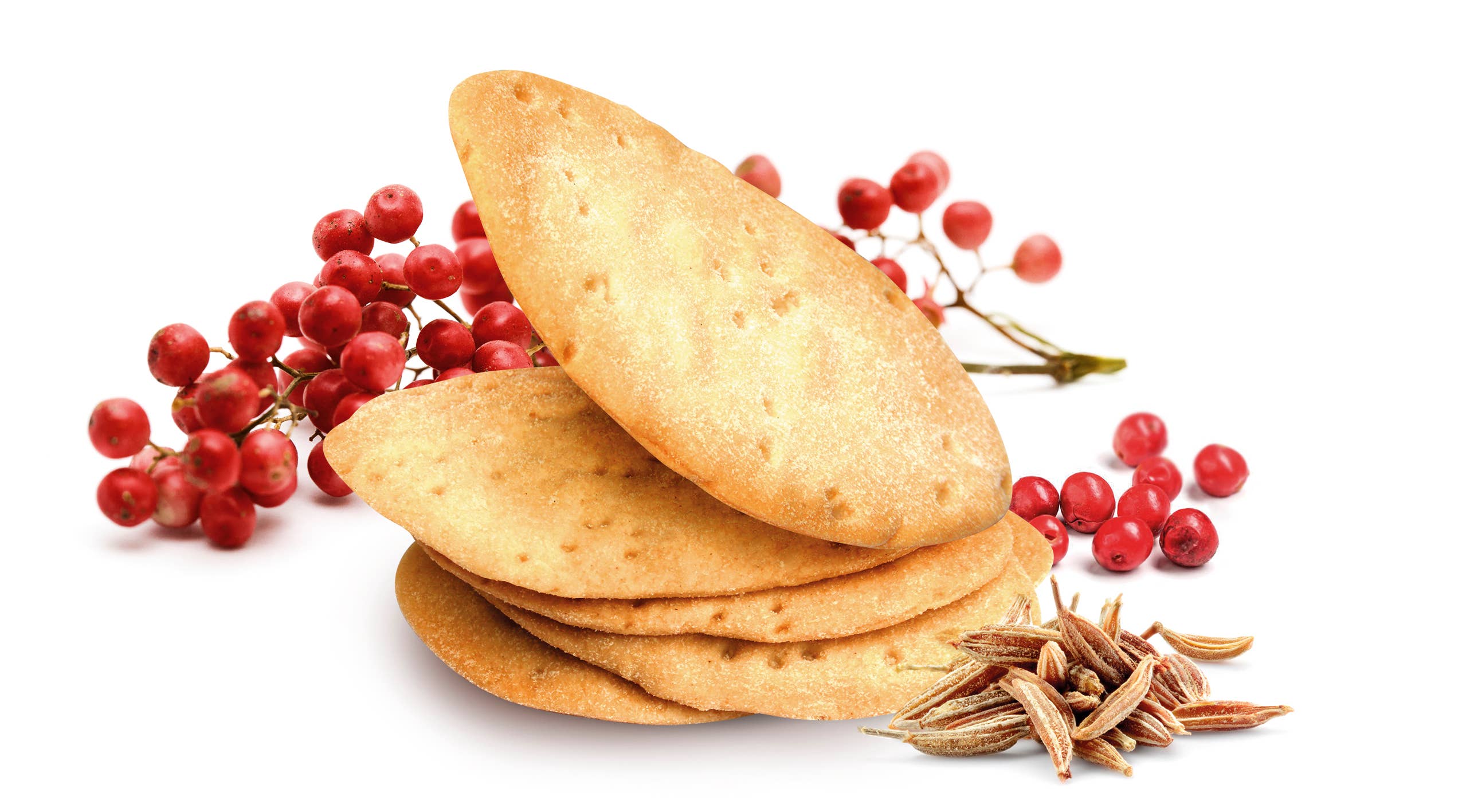 Lady Joseph - Wholesale Crackers - Crackers with Pink Pepper, Cumin & Olive Oil (snack cracker)8