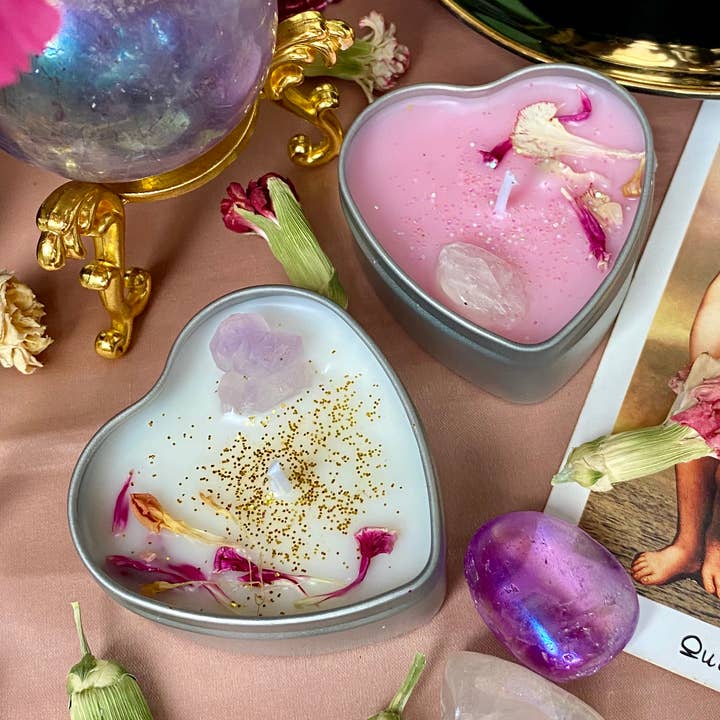 Mini-bougies en cristal (options variées) pour la vente par Feral Witch LDN