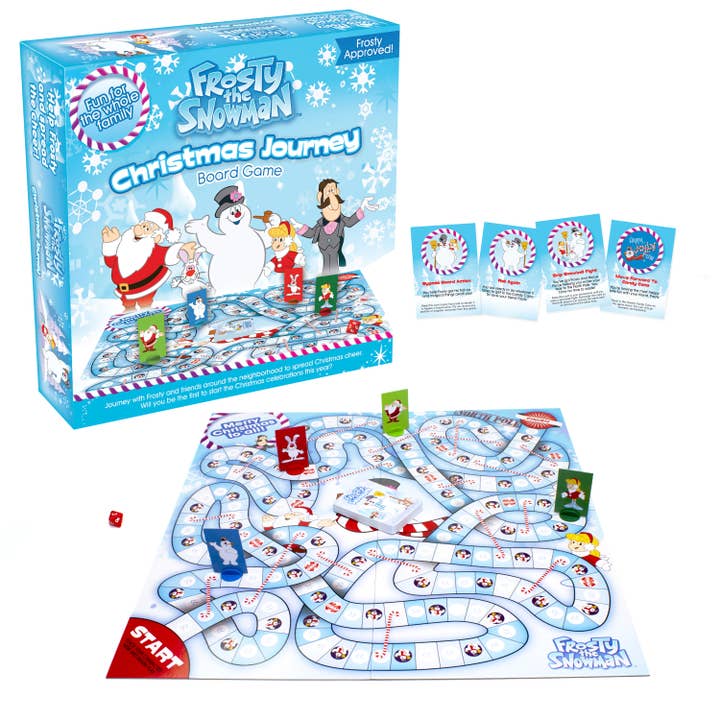 Frosty The Snowman Board Game for wholesale by AQUARIUS, GAMAGO, ICUP, & ROCK SAWS by NMR Brands