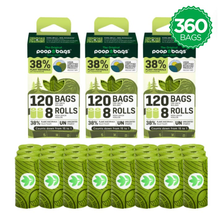 The Original Poop Bags® - Wholesale Pet poo bag - The Original Poop Bags® USDA Biobased Countdown Rolls®1