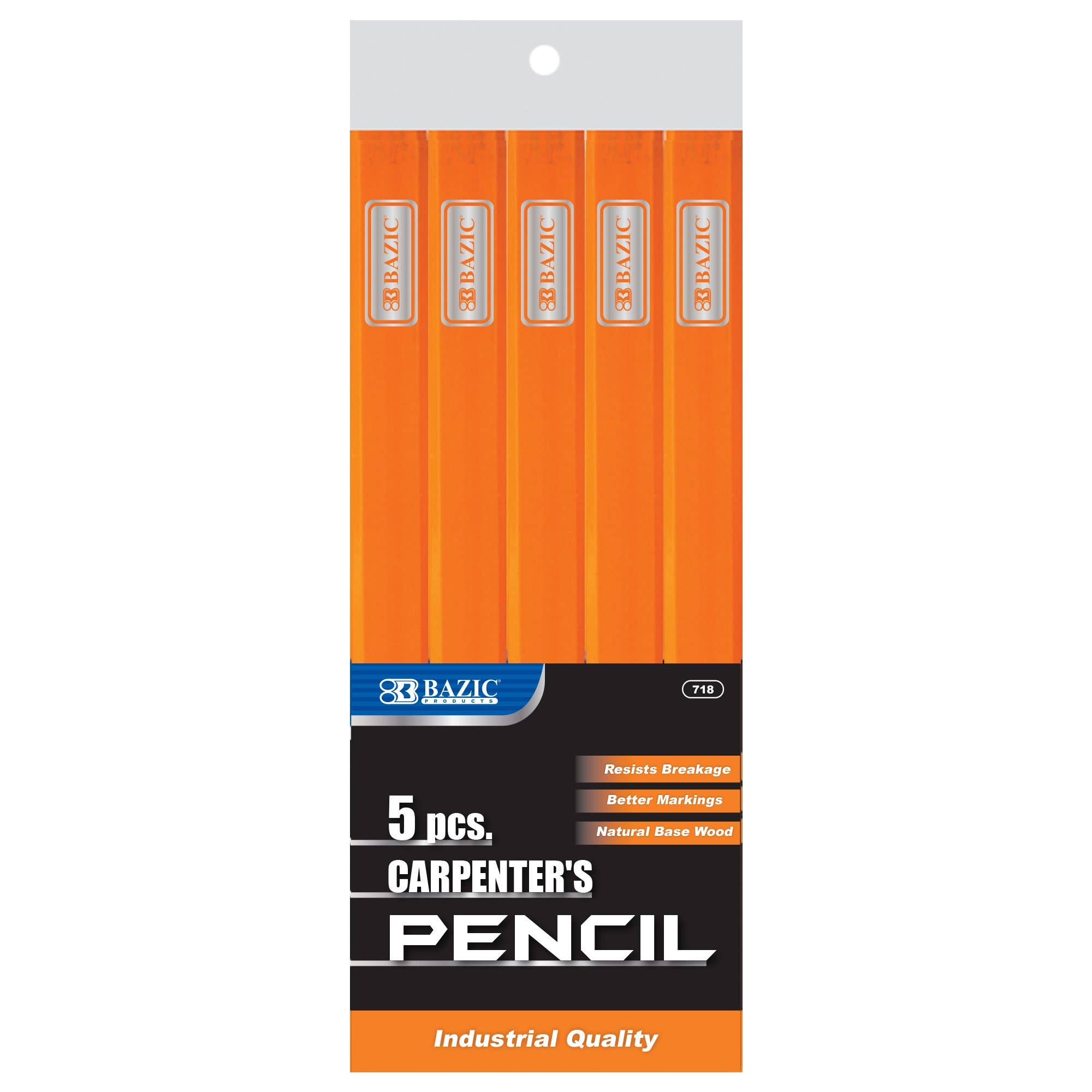 Luna Office Supply -  Everyday Essential - Wholesale Pencil - Carpenter's Pencil - Pack of 52