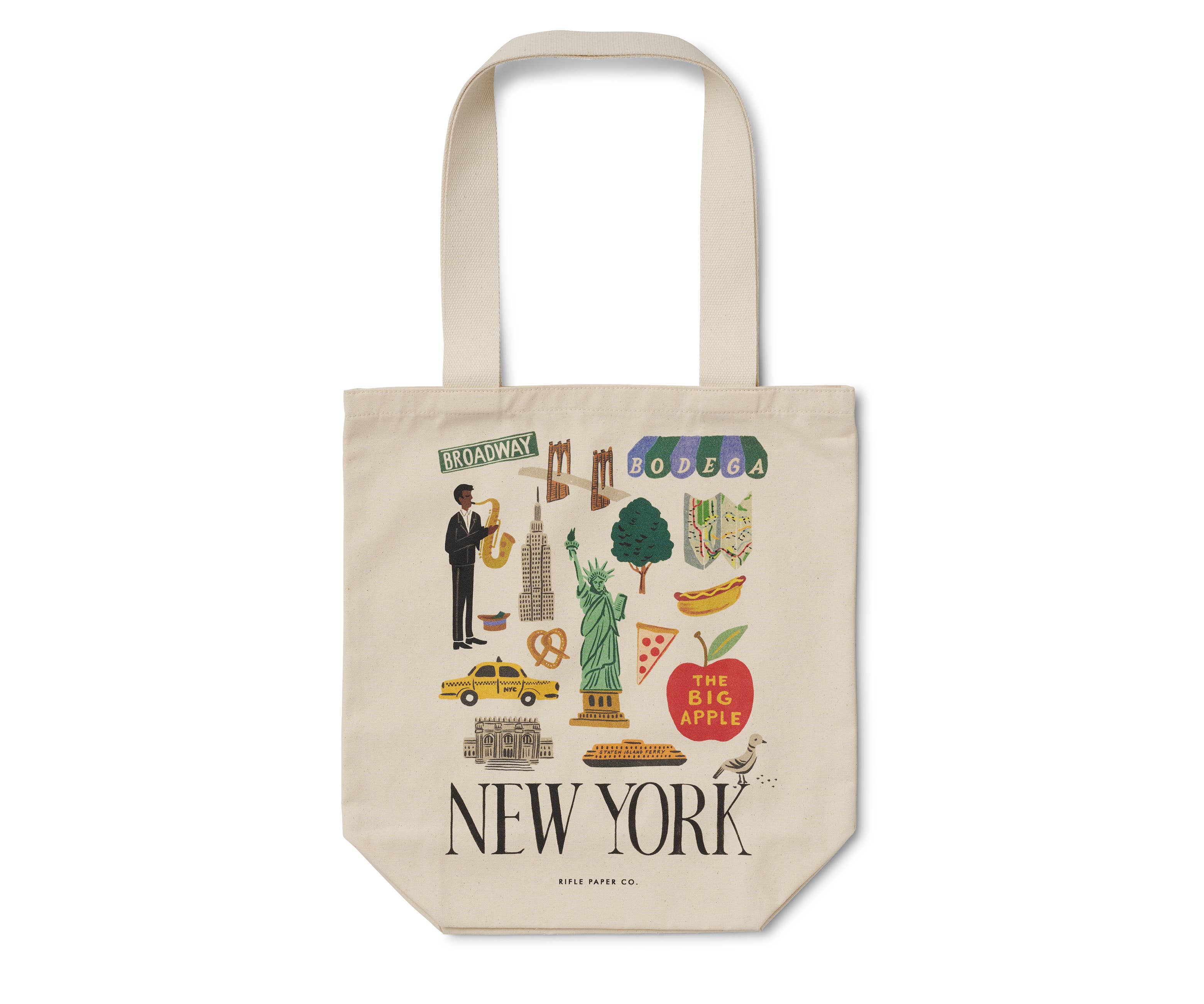Rifle Paper Co. - Wholesale Tote Bag - Women's - New York Canvas Tote Bag