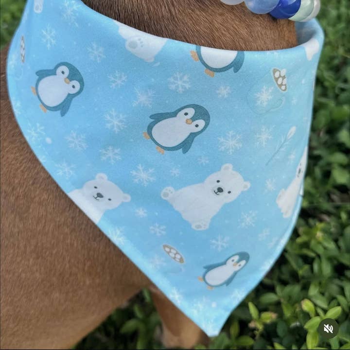 Arctic Littles Bandana for wholesale by Jersey Border Collars