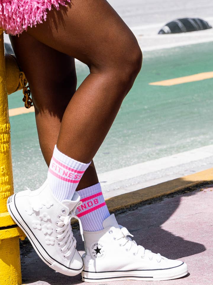 Fitness Snob - Wholesale Socks - Women's - Fitness Snob Athletic Crew Socks4