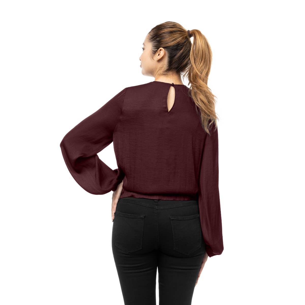 Naked Zebra Rack - Wholesale Blouse - Women's - Cross Front Blouse2