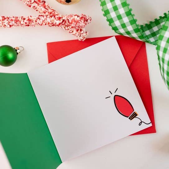 Francine and Georgia - Wholesale Christmas Card - Very Merry and Really Bright Greeting Card3