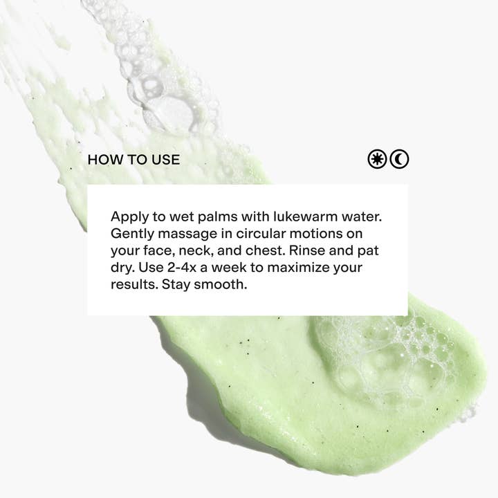 CLEARSTEM Skincare - Wholesale Facial Exfoliant/Scrub - VITAMINSCRUB™ - Antioxidant-Infused Scrub Cleanser3