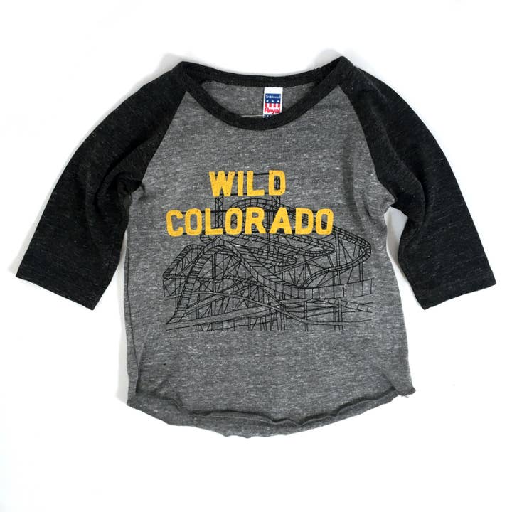 Wild Colorado Toddler Raglan for wholesale by MFC Studio