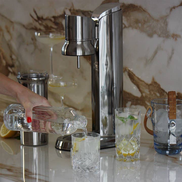 bubliq - Wholesale Kitchen Appliance - bubliq glass carbonator - Steel - Sparkling water maker4