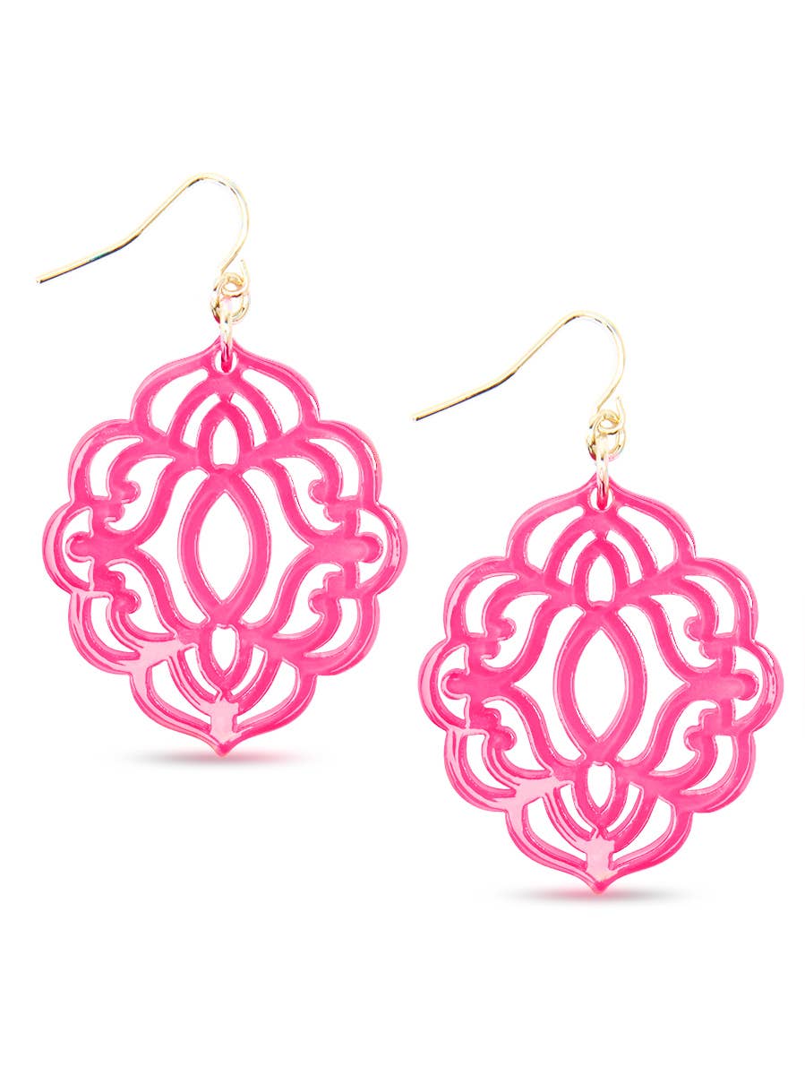 ZENZII Jewelry – Engroshandel Hængeøreringe og creoløreringe – Barok Resin Drop Øreringe20