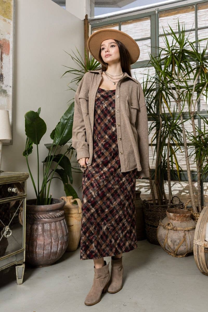 White Birch – Engroshandel Skjortejakke/shacket – til kvinder – T10369 Langærmet Solid Strikskjorte11