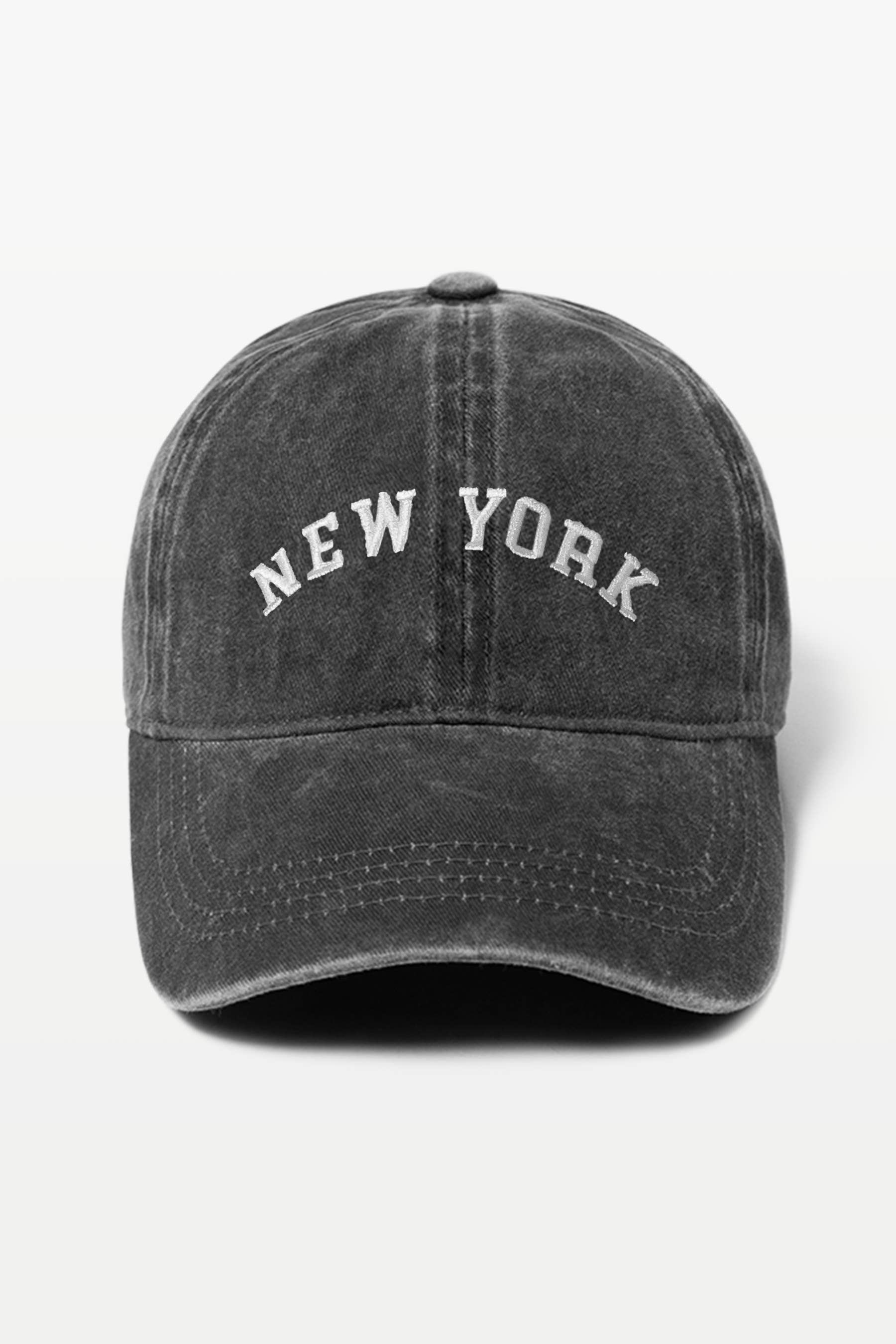 David And Young - Wholesale Baseball Cap - Women's - New York Solid Cotton Hat.3