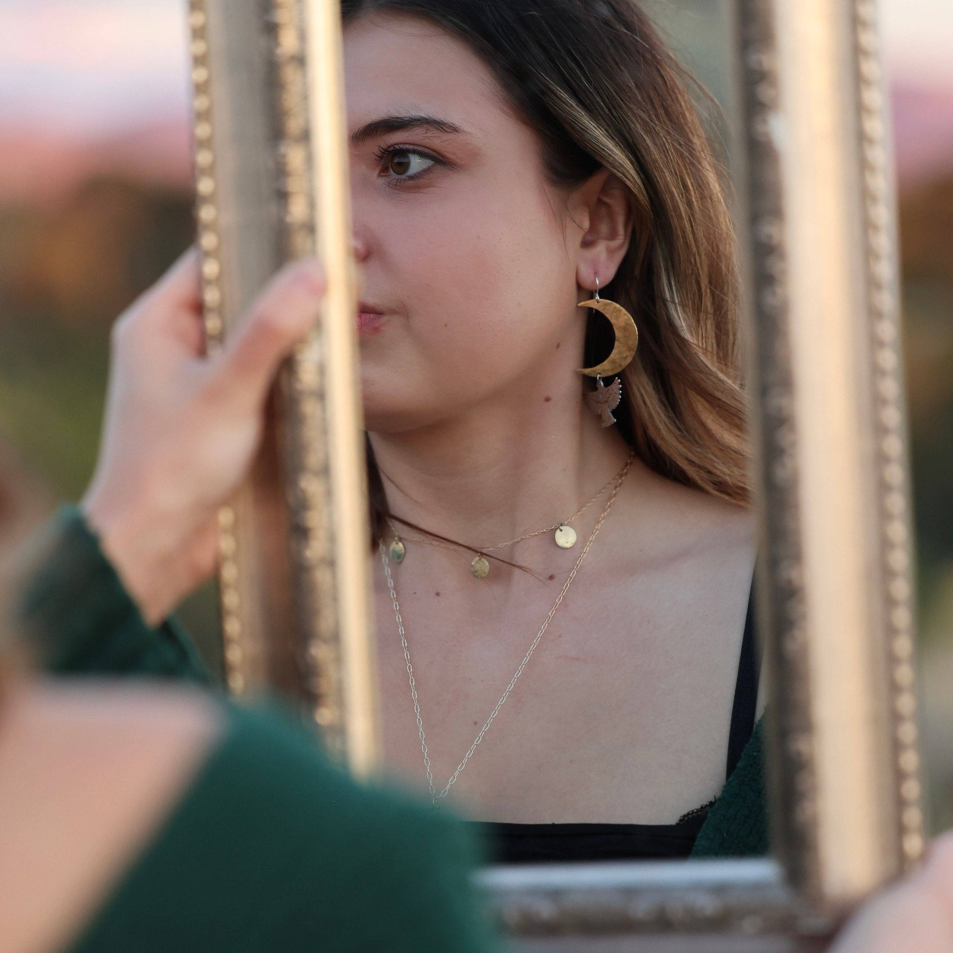 Fluff Hardware - Vente Boucles d'oreilles pendantes - Boucles d'oreilles Night Wing6