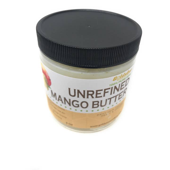 Goldstar Shea Butter - Wholesale Body Balm/Butter - Goldstar 100% Pure Raw Unrefined Mango Butter - 8OZ3