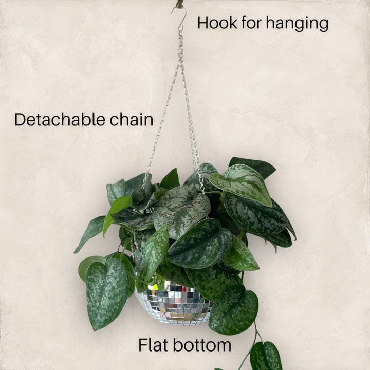 Nomatiq - Wholesale Plant pot - Disco Ball Planter1