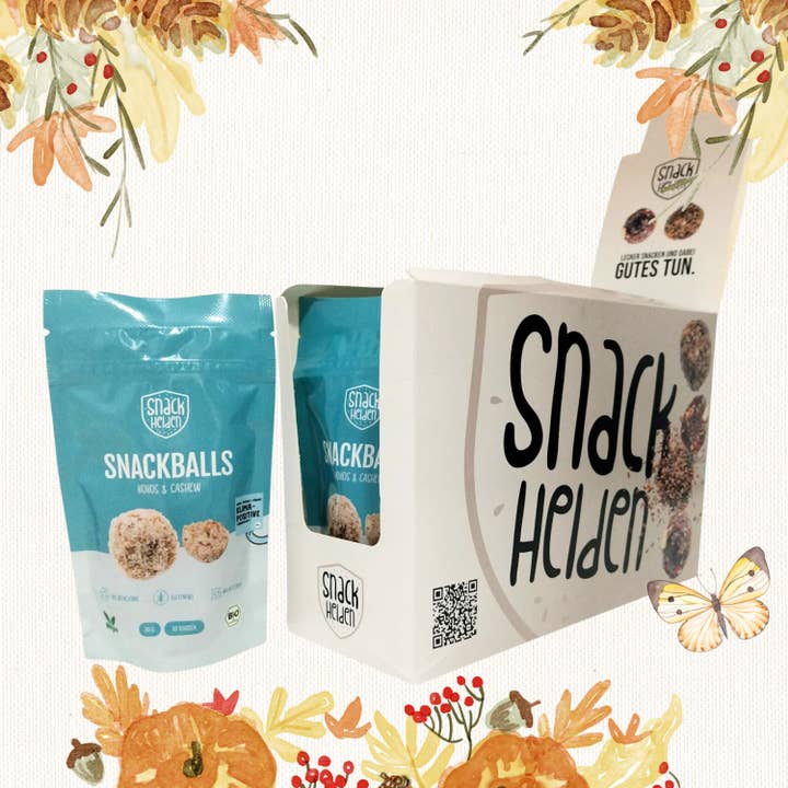 Snack balls - coconut & cashew for wholesale by Snackhelden