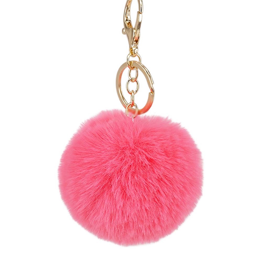 Real Sic – wholesale Keychain – Unisex – Cute Colorful Pom Pom Key chain - Fuzzy Key chain7