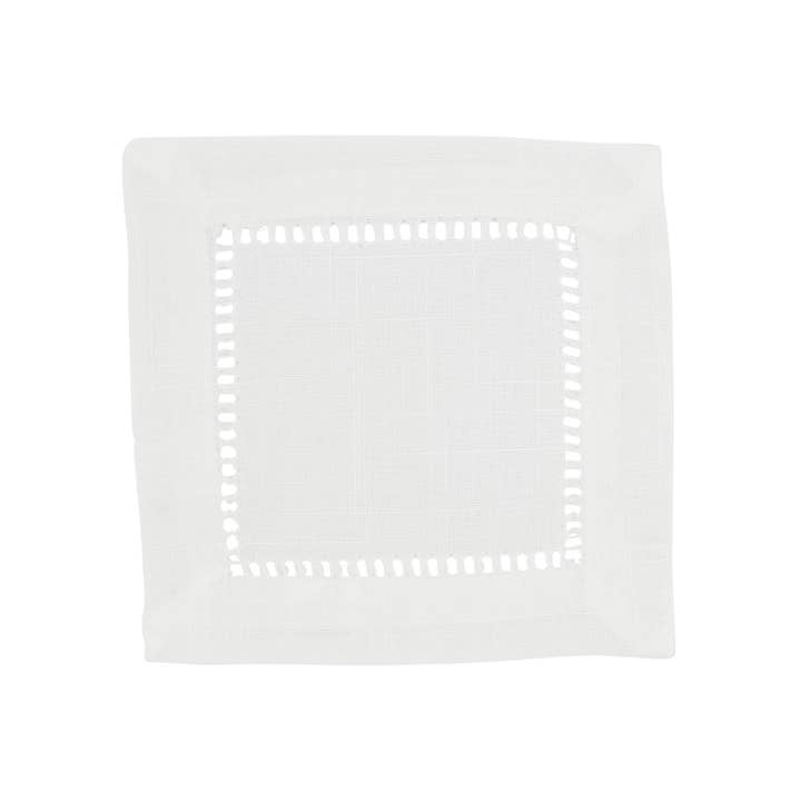 Saro Lifestyle - Wholesale Dinner & Cloth Napkin - Cocktail Napkin With Hemstitch Border