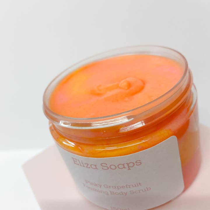 Eliza Soaps - Wholesale Body Scrub/Exfoliant - Pink Grapefruit Sugar Scrub - Body Scrub - Foaming Scrub