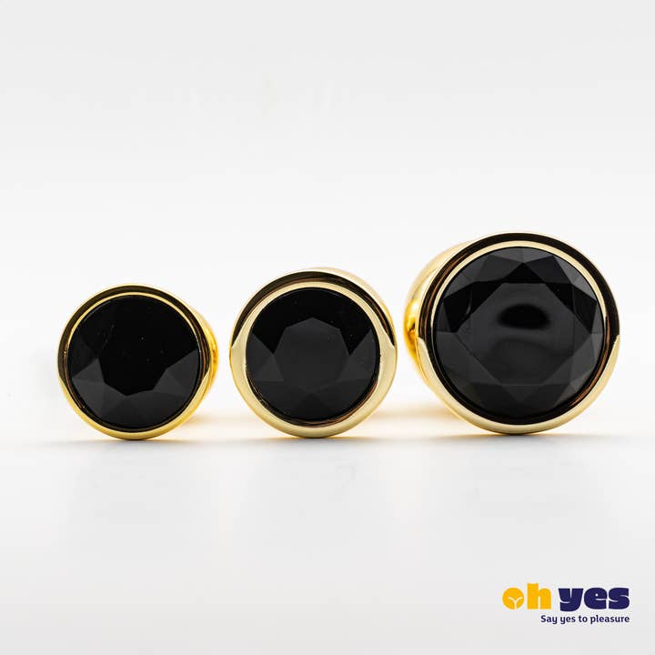 ohyes - Wholesale Sex Toy - Gold Metal Anal Plug Set