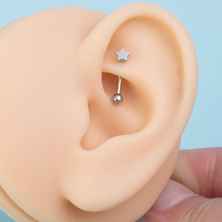 Gemscape UK - Wholesale Single Earring - Body Piercing - Small design eyebrow, Labret , Stud12