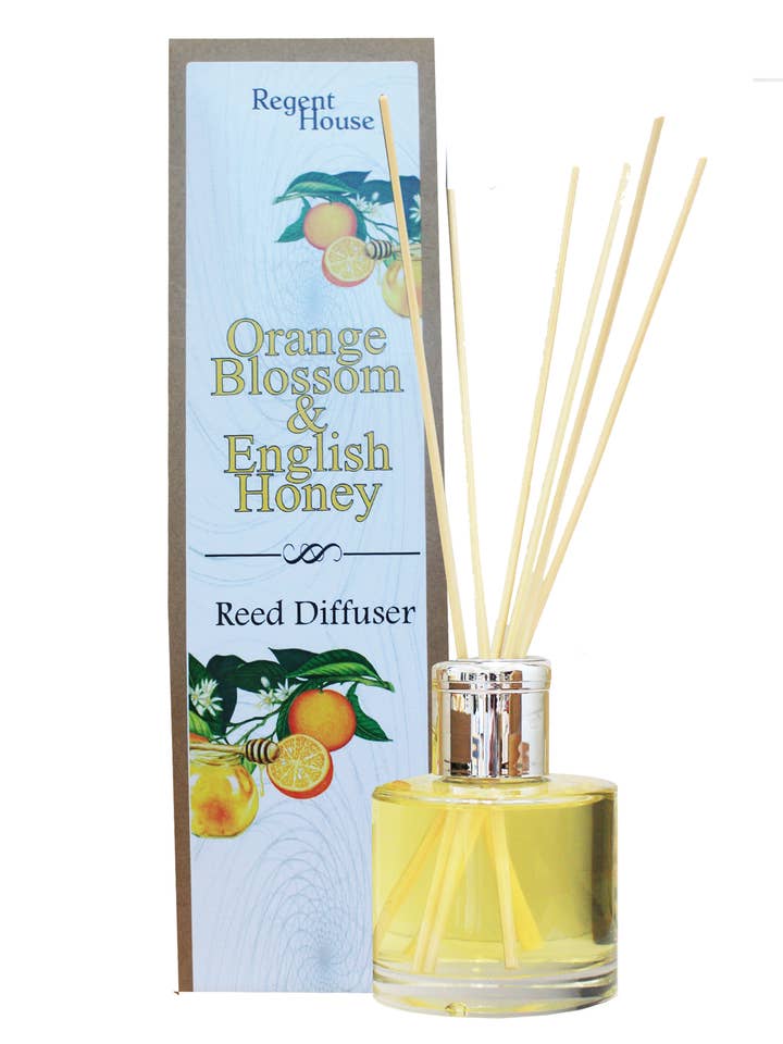 Orange Blossom & English Honey Reed Diffuser for wholesale by Regent House