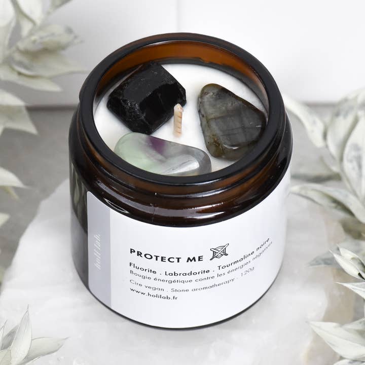 PROTECT ME - Avsiktligt doftande veganskt energiljus för wholesale av holilab.