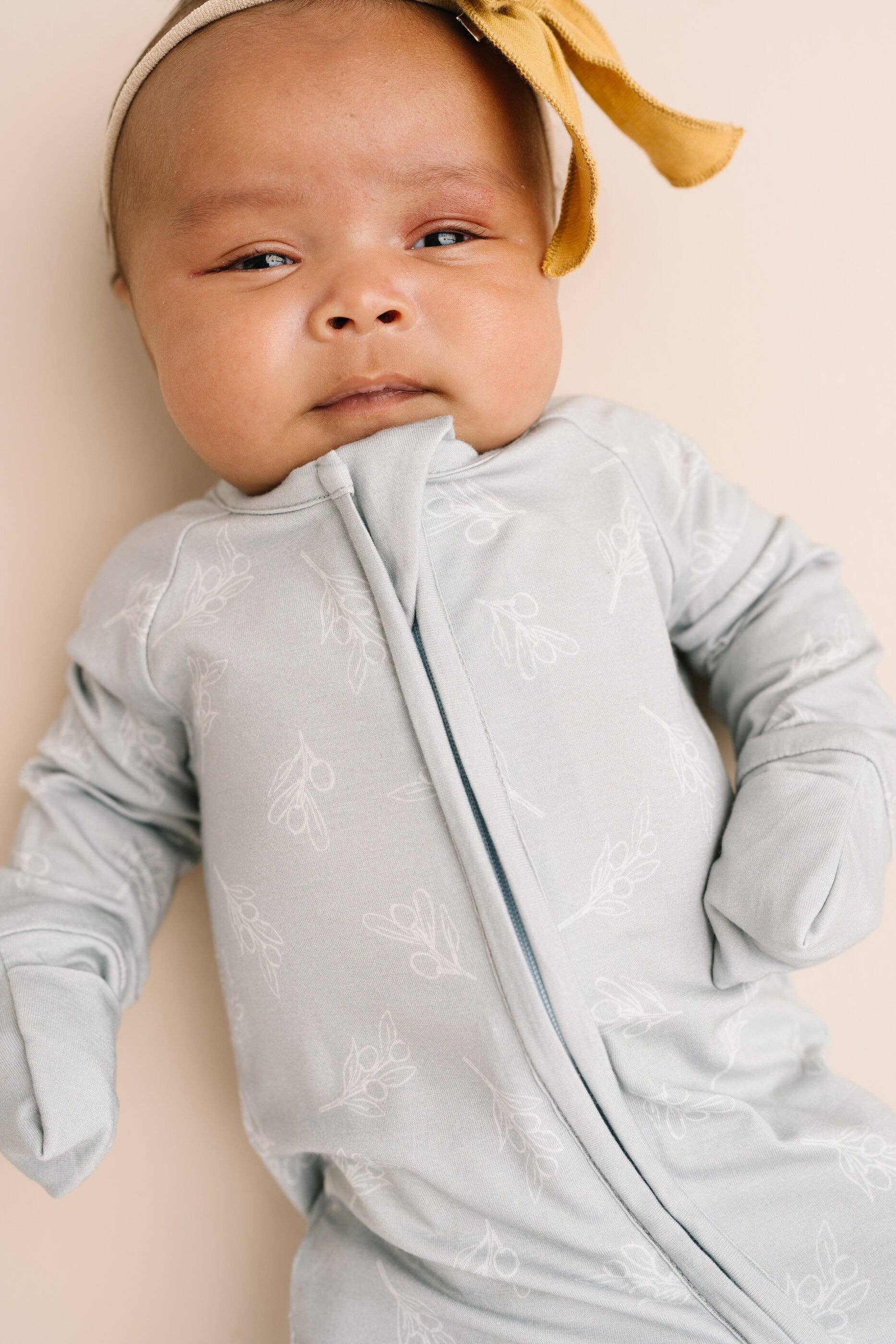 Little One Shop - Wholesale Sleepsuit - Baby - Olive You Bamboo Sleeper8