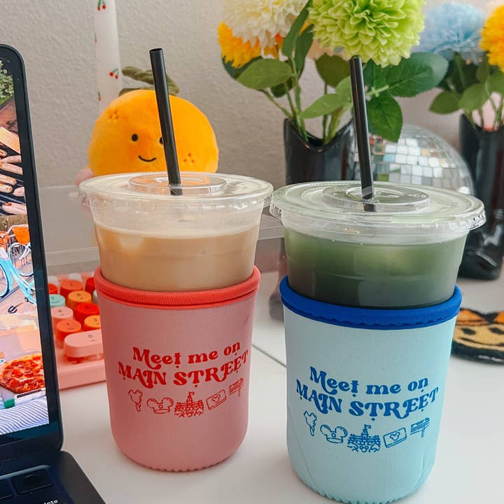 goldenstars - Wholesale Drink Huggers & Koozies - meet me on main street cup cover4