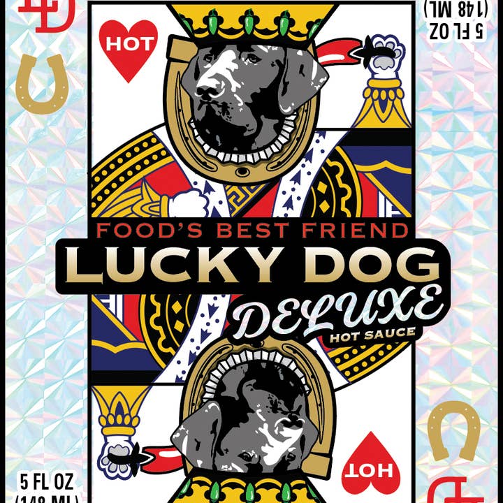 Lucky Dog Hot Sauce - Venta al por mayor Salsas picantes - Deluxe - Mora, ajo negro y fruta del dragón