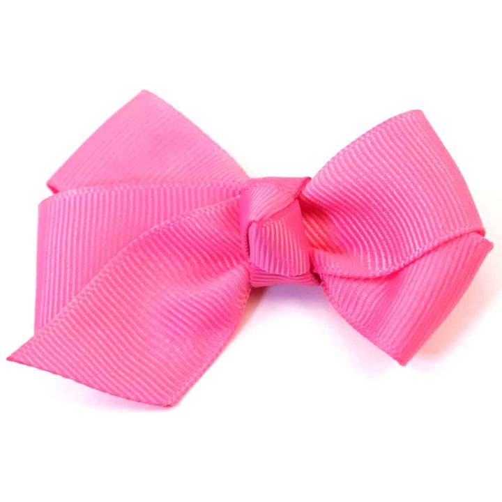 Classic Medium Grosgrain Ribbon Hair Bow 16 colors for wholesale by Bows Etc.