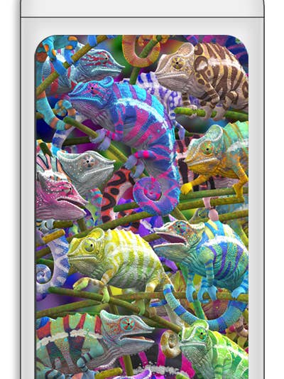 3D Royce Magnet - Chameleon for wholesale by Artgame Ltd.