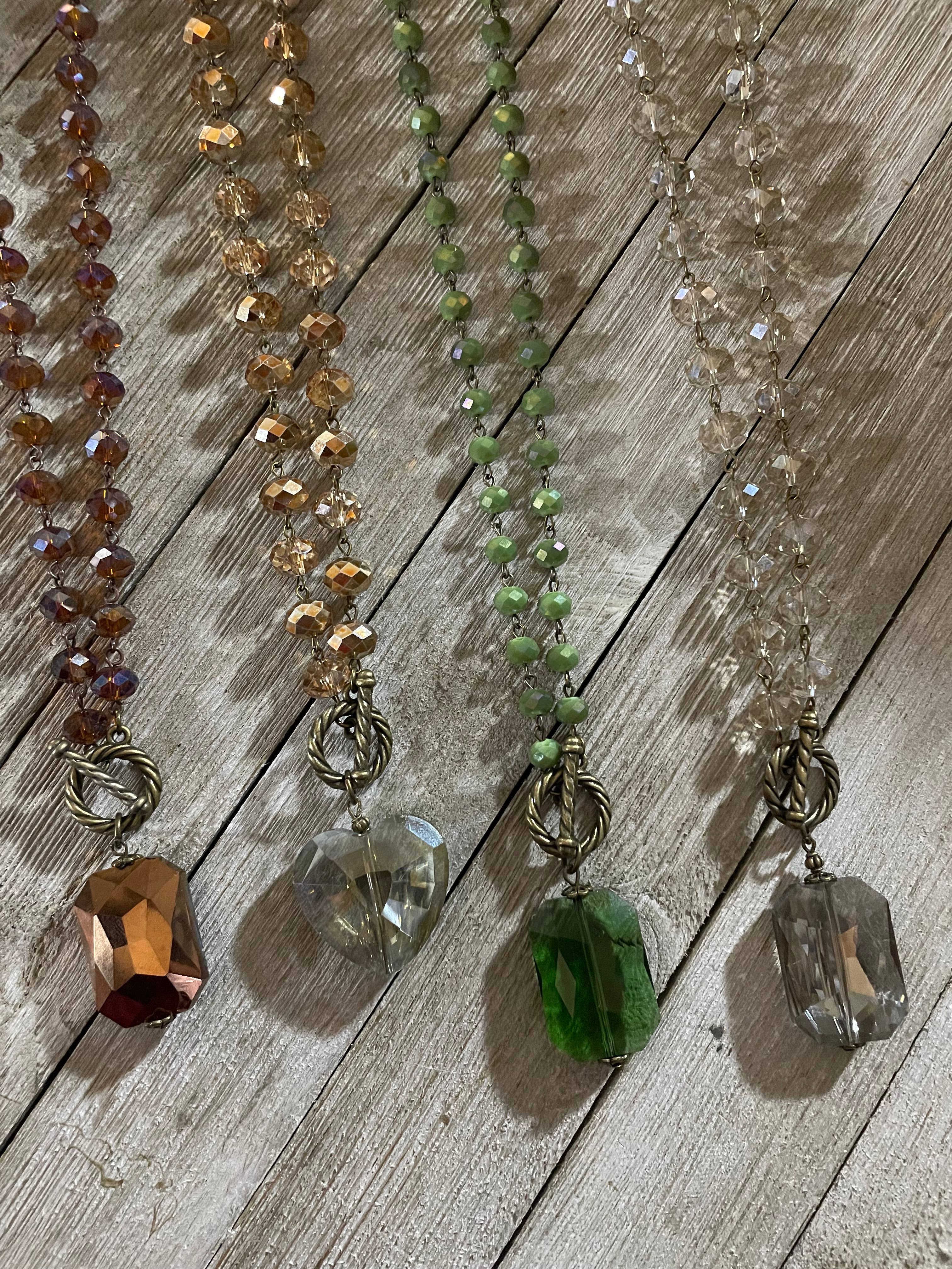 Savannah Hoffman Designs Artisan Jewelry – Colar pingente/pendente por atacado – Colares de Cristal Sparkle Plenty4