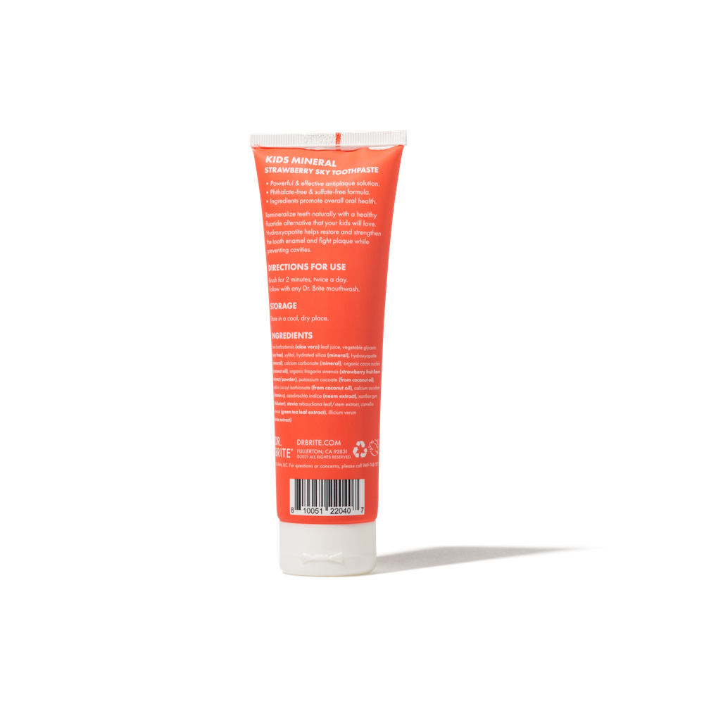 Dr. Brite – Engroshandel Tandpasta – Mineral Tandpasta til Børn - Strawberry Sky7