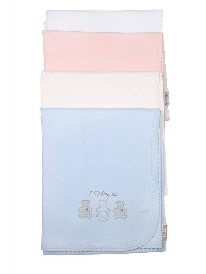 Manta orgánica de doble capa Three Bears - S75998 para venta al por mayor de Baby Avocado