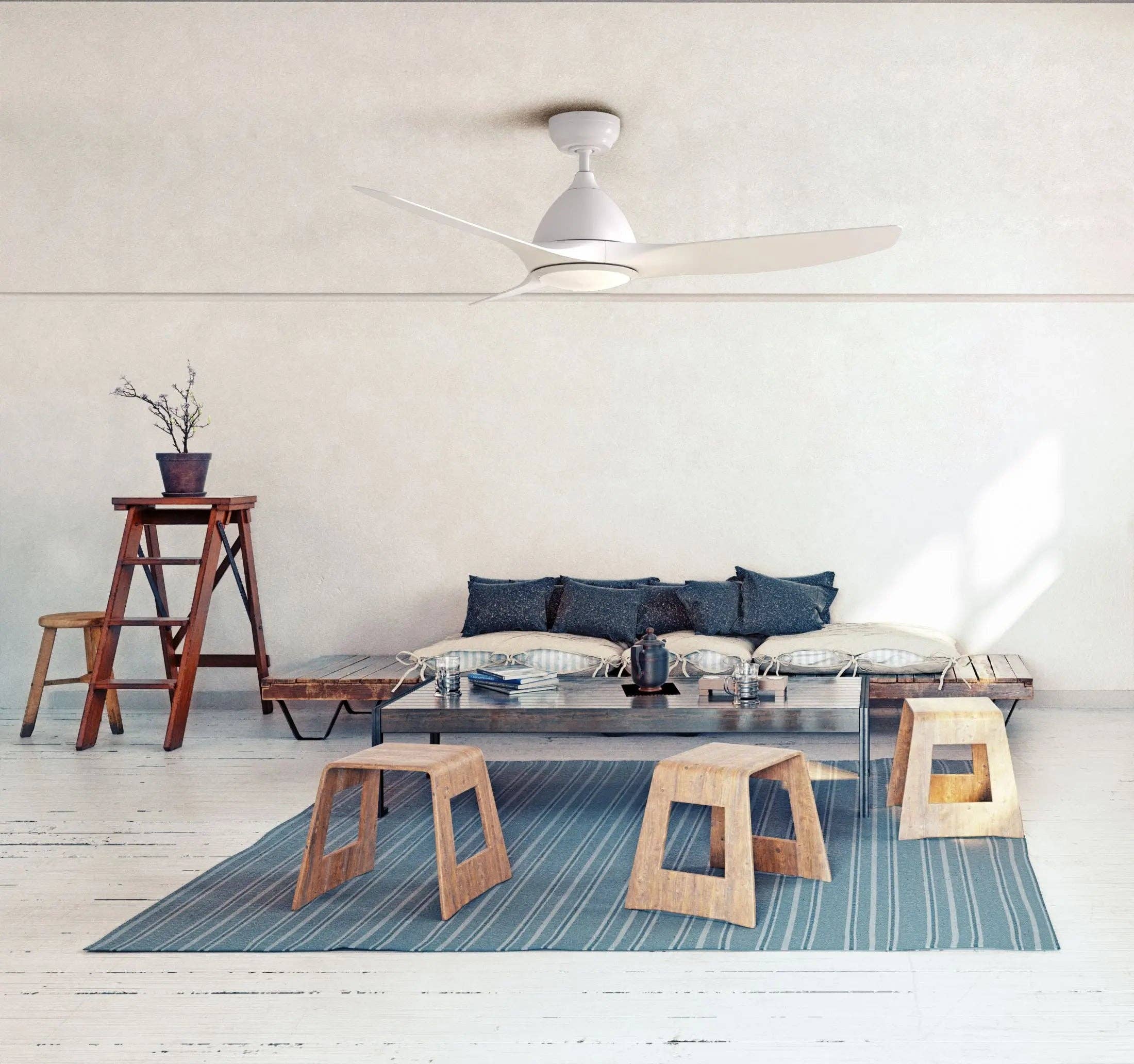 Promounts – wholesale Ceiling fan – ProMounts 52 in. WiFi 3-Blade Smart Ceiling Fan with Reversible Motor11