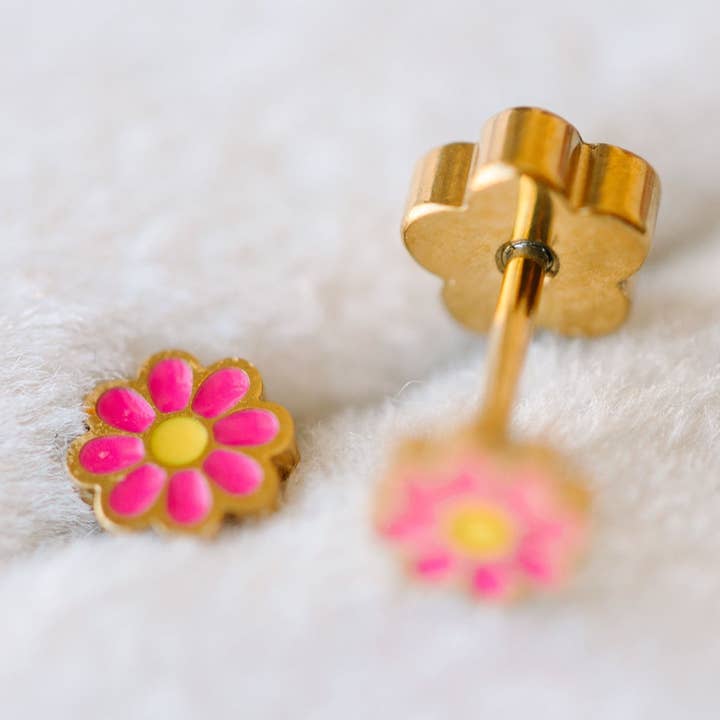 Hot Pink Tiny Daisy for wholesale by Pierced Co