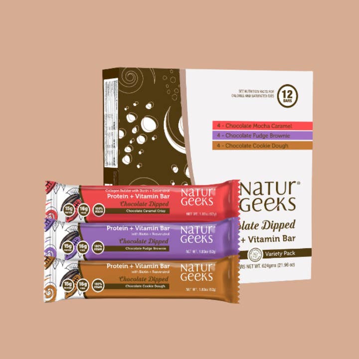 Chocolate Covered Snack Bar Variety Pack - Vegan Pea Protein for wholesale by Innoviom Brands